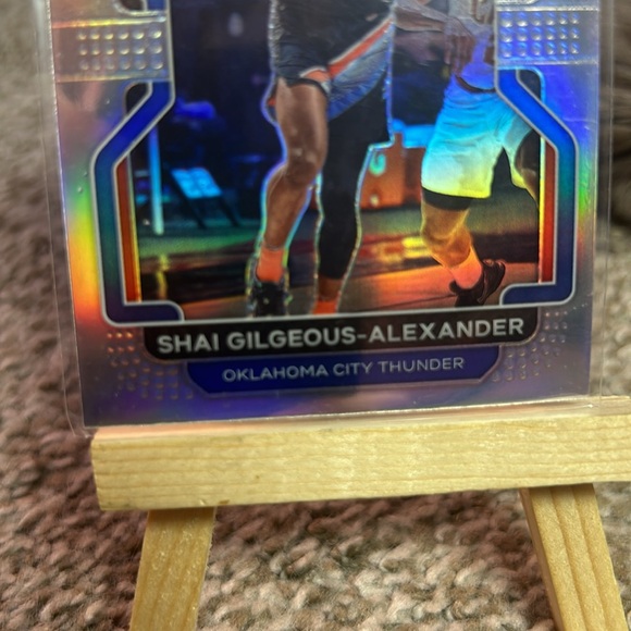 Shai Gilgeous-Alexander NBA Panini Prizm Silver #238 Oklahoma City Thunder - Picture 2 of 4